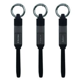 Custom Tekconnect Imported Power Fire 60W Charging Cable - Black