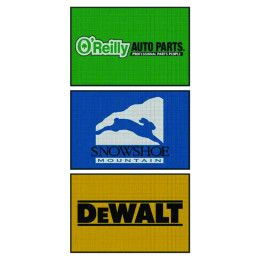 Custom WaterHog Impressions HD Floor Mat 4' x 6' - White