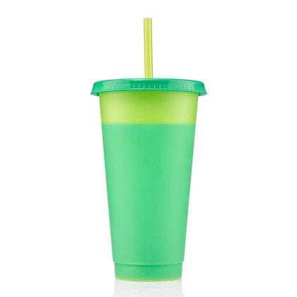 Custom 24 oz Chameleon Tumbler - Green 