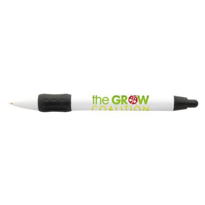 Custom WideBody Color Grip Pen - Black 