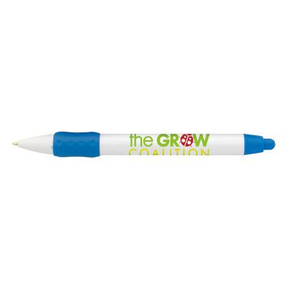 Custom WideBody Color Grip Pen - Blue
