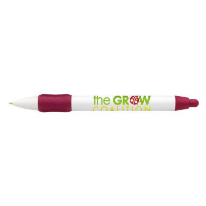 Custom WideBody Color Grip Pen - Burgundy 