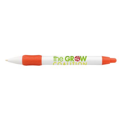 Custom WideBody Color Grip Pen - Orange 
