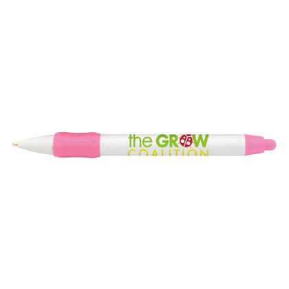 Custom WideBody Color Grip Pen - Pink