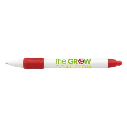 Custom WideBody Color Grip Pen - Red