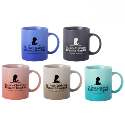 Custom Comfort Color 12 oz Ombre Mug - All Colors Custom Comfort Color 12 oz Ombre Mug - All Colors