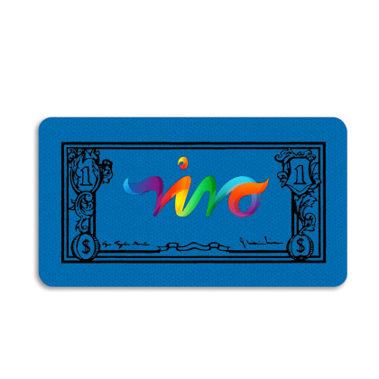 Custom Dollar Bill Jar Opener - Full Color - Blue