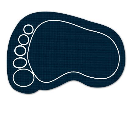 Custom Foot Jar Opener - Full Color - Navy Blue