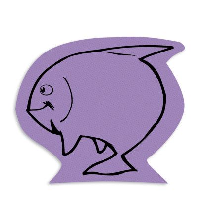 Custom Fish Jar Opener - Full Color - Purple