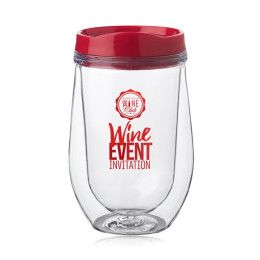Custom 15 oz. Acrylic Tumblers with Lid - Red Custom 15 oz. Acrylic Tumblers with Lid - Red