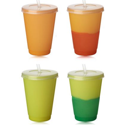 Custom 16 oz. Hombre Color Changing Tumblers - Color Changing Effect 