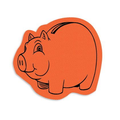 Custom Piggy Jar Opener - Full Color - Orange