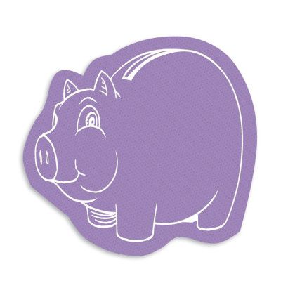 Custom Piggy Jar Opener - Full Color - Purple