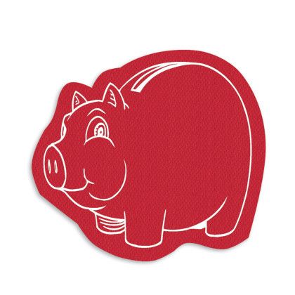 Custom Piggy Jar Opener - Full Color - Red