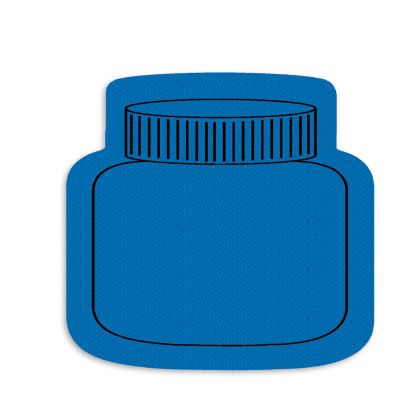 Custom Jar or Bottle Jar Opener - Full Color - Blue