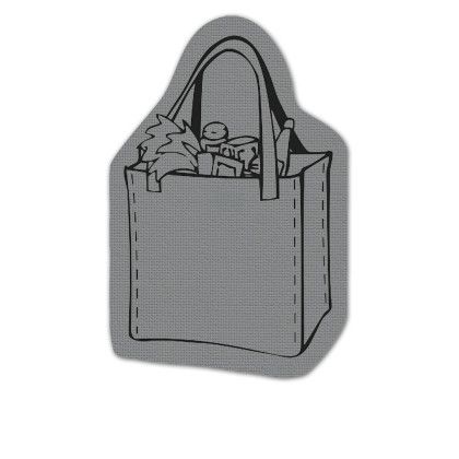 Custom Shopping Bag Jar Opener - Full Color - Gray