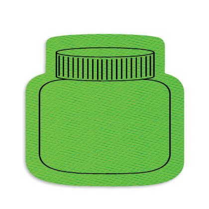 Custom Jar or Bottle Jar Opener - Full Color - Lime Green
