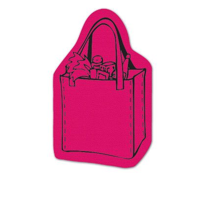 Custom Shopping Bag Jar Opener - Full Color - Pink