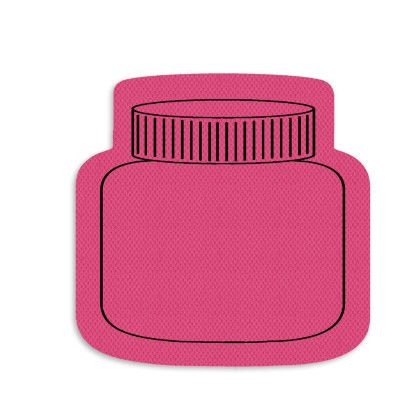 Custom Jar or Bottle Jar Opener - Full Color - Pink