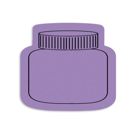 Custom Jar or Bottle Jar Opener - Full Color - Purple