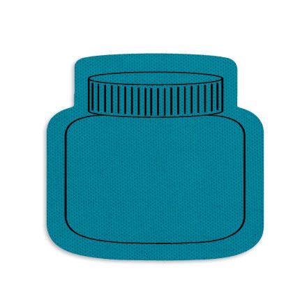 Custom Jar or Bottle Jar Opener - Full Color - Teal