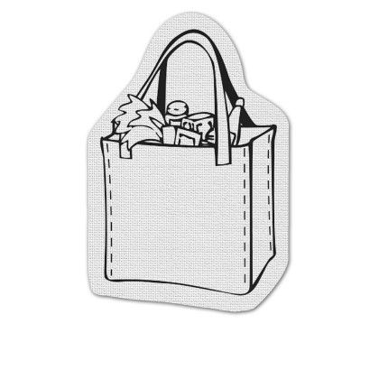 Custom Shopping Bag Jar Opener - Full Color - White