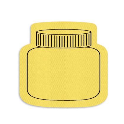 Custom Jar or Bottle Jar Opener - Full Color - Yellow