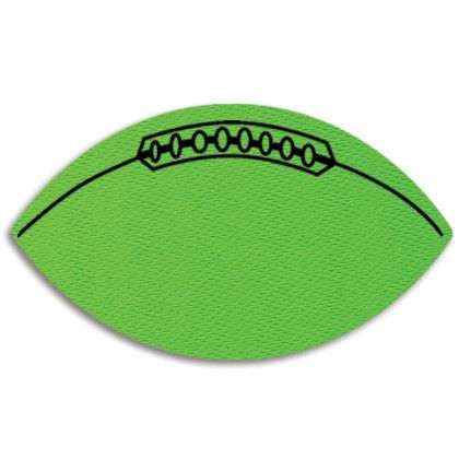 Custom Football Jar Opener - Full Color - Lime Green