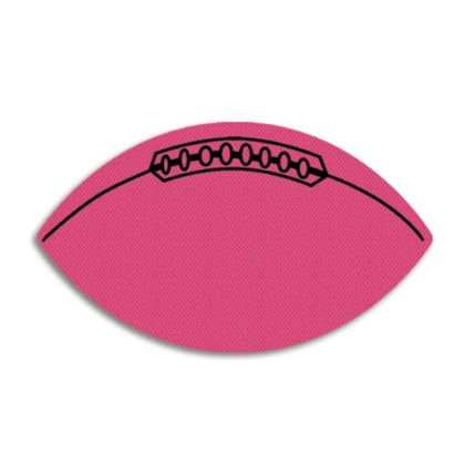 Custom Football Jar Opener - Full Color - Pink