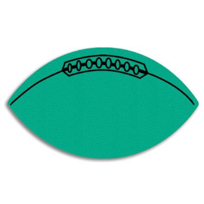 Custom Football Jar Opener - Full Color - Green