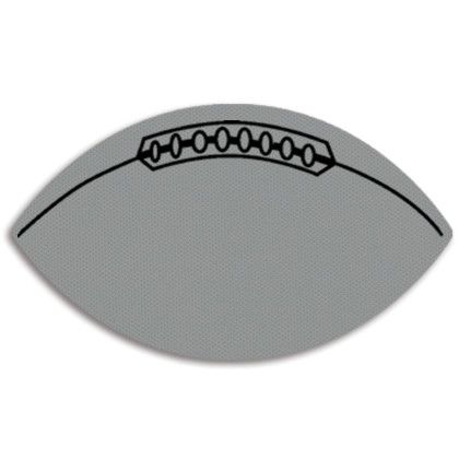 Custom Football Jar Opener - Full Color - Gray