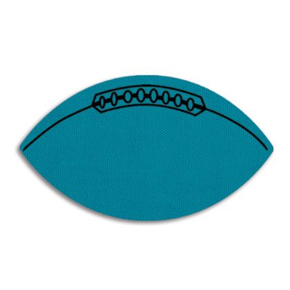 Custom Football Jar Opener - Full Color - Teal
