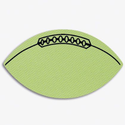 Custom Football Jar Opener - Full Color - Sage Green