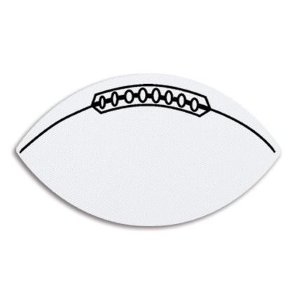 Custom Football Jar Opener - Full Color - White