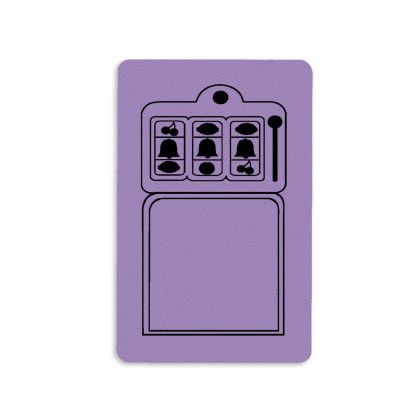 Custom Slot Machine Jar Opener - Full Color - Purple
