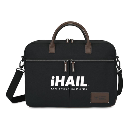 Custom Heritage Supply Co. Legacy Laptop Portfolio - Black