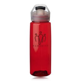 Custom Sheridan 26 oz. Recycled Plastic Bottles - Red 