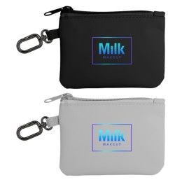 Custom Custom Benton Rectangle Recycled PU Zip Pouch - All Color