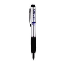 Custom Rock 'N Roll Curvaceous Ballpoint Pen - Black