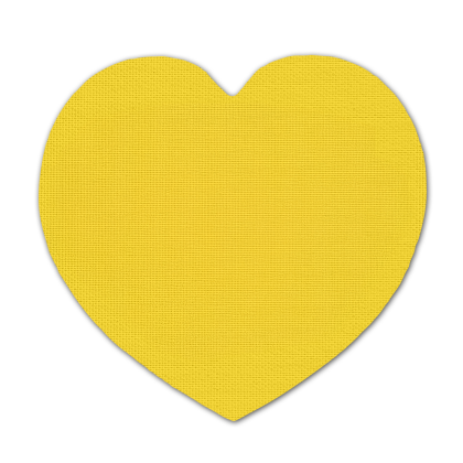 Custom Health & Happiness Heart Jar Opener - Yellow