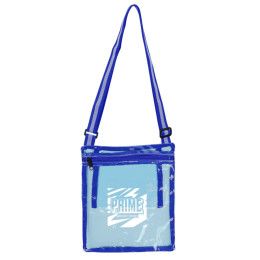 Custom Seattle Clear Crossbody Bag - Blue Custom Seattle Clear Crossbody Bag - Blue