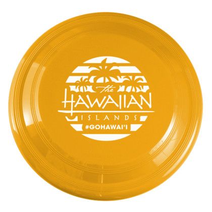 Custom High Flyer 9" Flyer Disk - Athletic Gold
