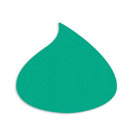 Custom Water Drop or Flame Jar Opener - Full Color - Green