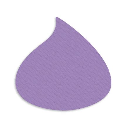 Custom Water Drop or Flame Jar Opener - Full Color - Purple
