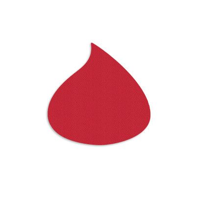 Custom Water Drop or Flame Jar Opener - Full Color - Red