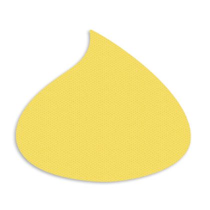 Custom Water Drop or Flame Jar Opener - Full Color - Yellow