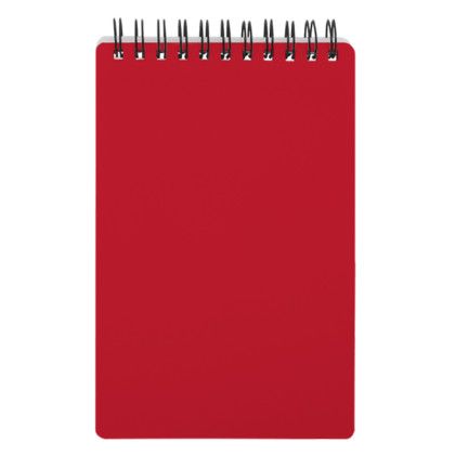 Custom Steps Notebook with Recycled Cover-Red back side