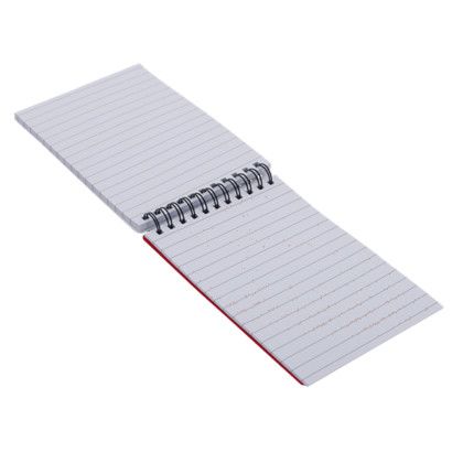 Custom Steps Notebook with Recycled Cover- Open view