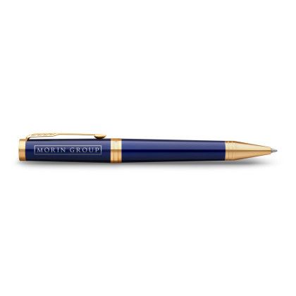 Custom Parker Ingenuity Ballpoint - Blue/Gold 