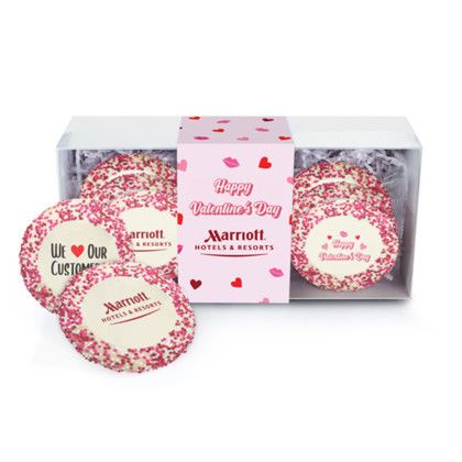 Custom Valentine's Day Sugar Cookie Gift Box Custom Valentine's Day Sugar Cookie Gift Box